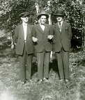 Verner, Emil och Manne Ahlkvist sept 1928